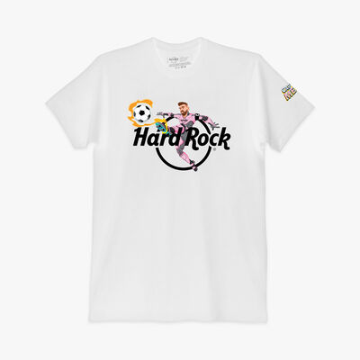 Captain Messi  White Tee