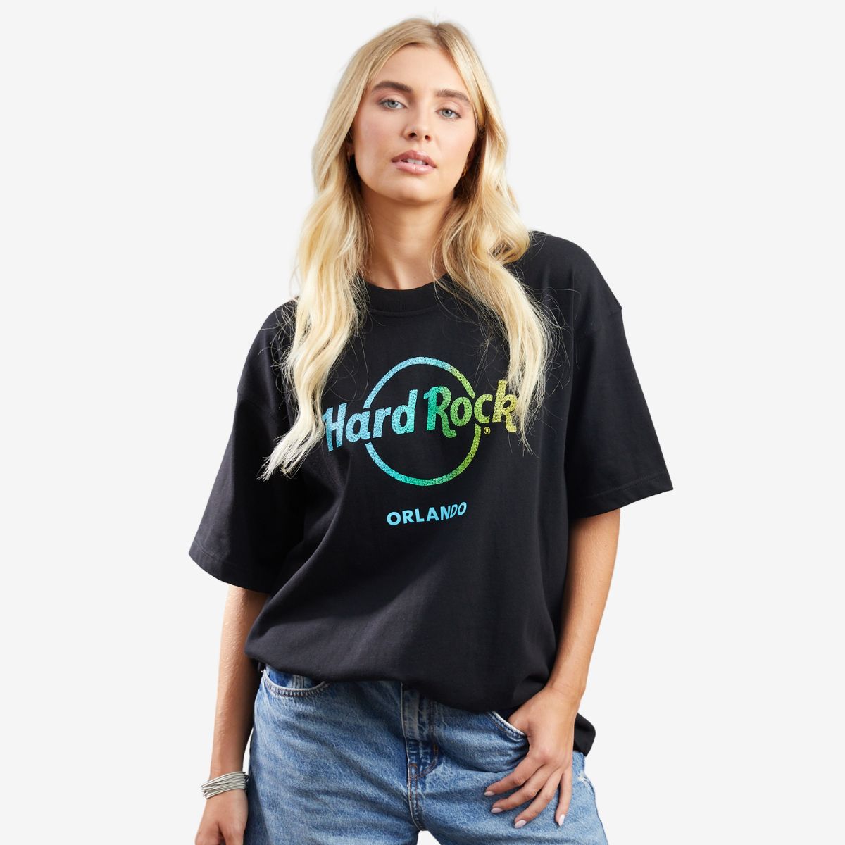 Hard Rock Rising Tee in Black image number 5