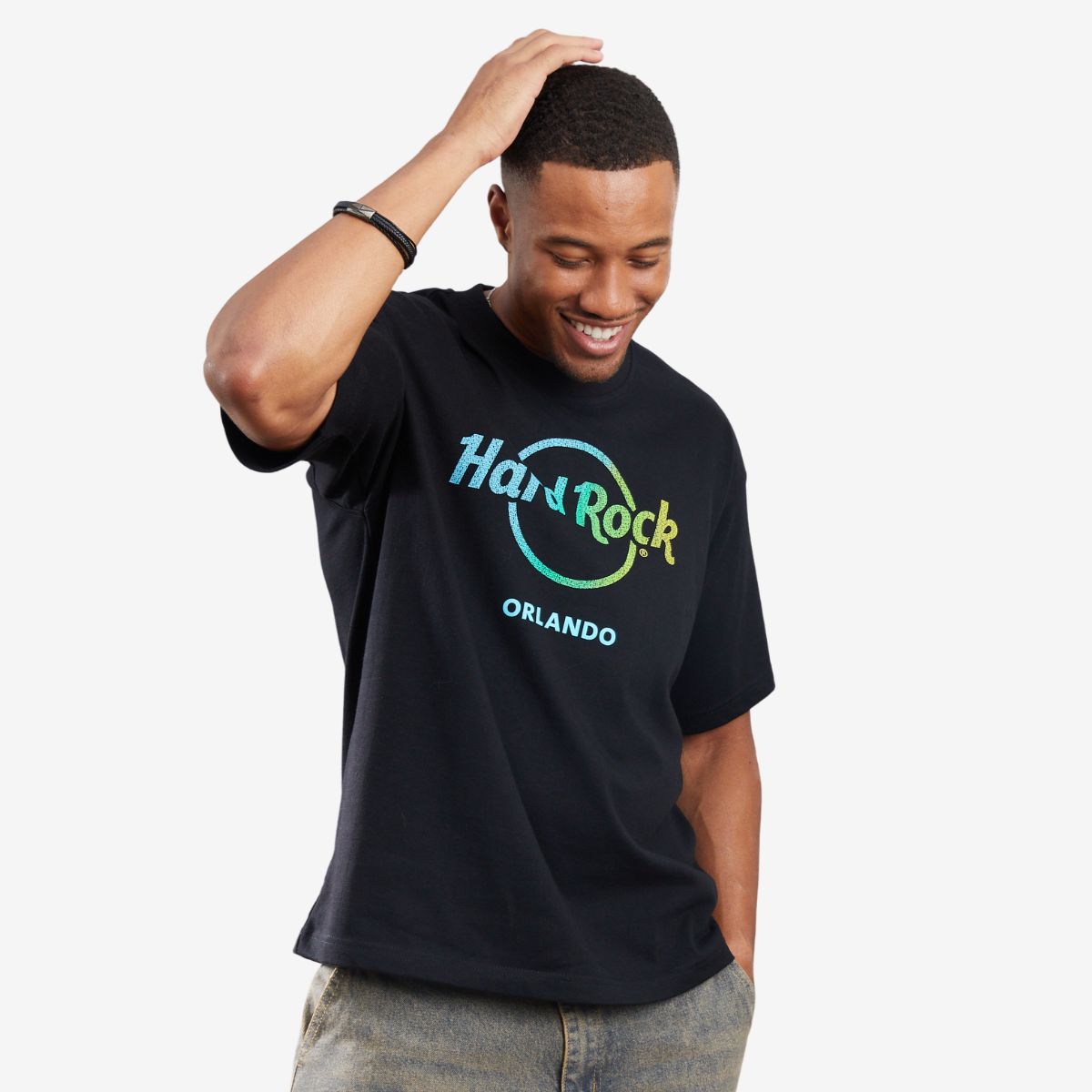Hard Rock Rising Tee in Black image number 4